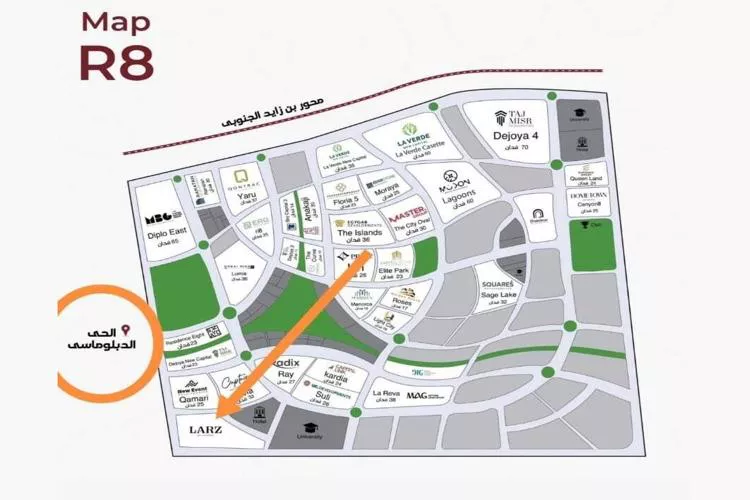 خريطة Madai New Capital