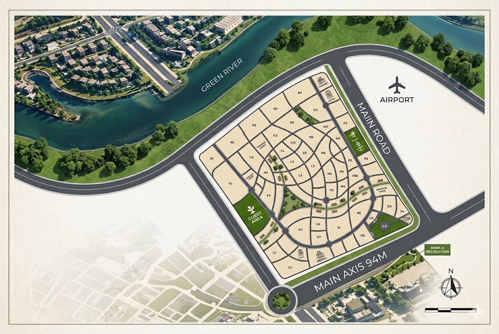 Details  Ayyam Residence Compound in R8, New Capital