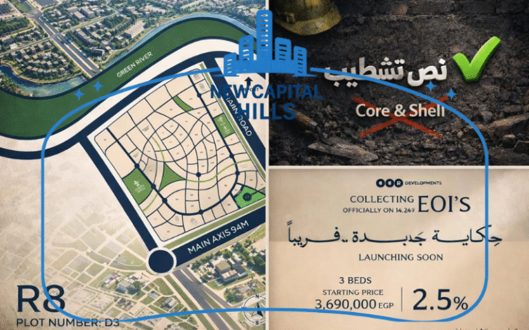 أسعار كمبوند CCR R8 العاصمة الإدارية CCR R8 New Capital