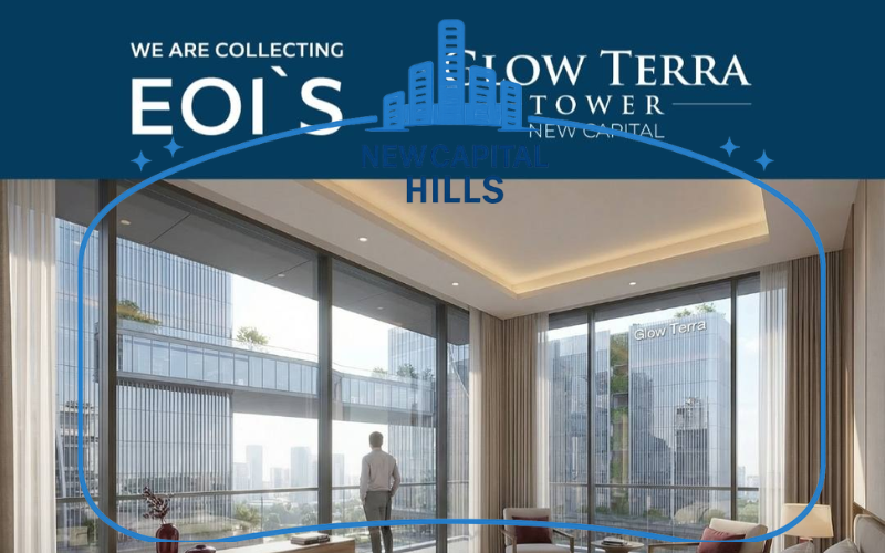 وحدات للبيع في مول جلو تيرا تاورز العاصمة الإدارية