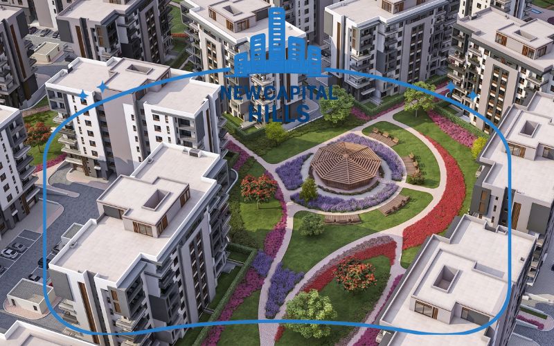 التصميم المعماري في كمبوند Bleu Vert New Capital