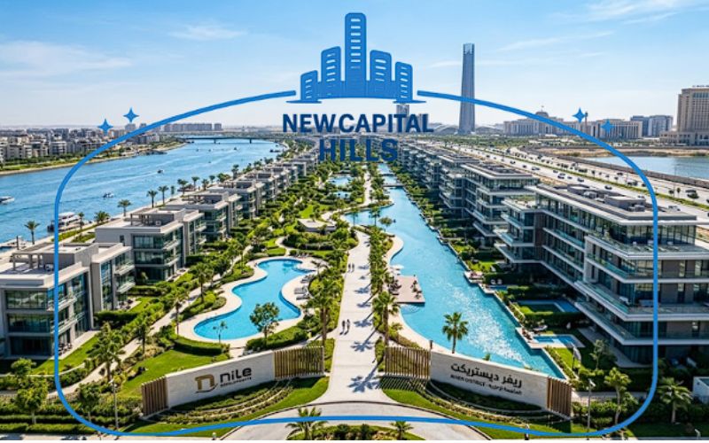 The Architectural Design and Master Plan in River District New Capital Compound