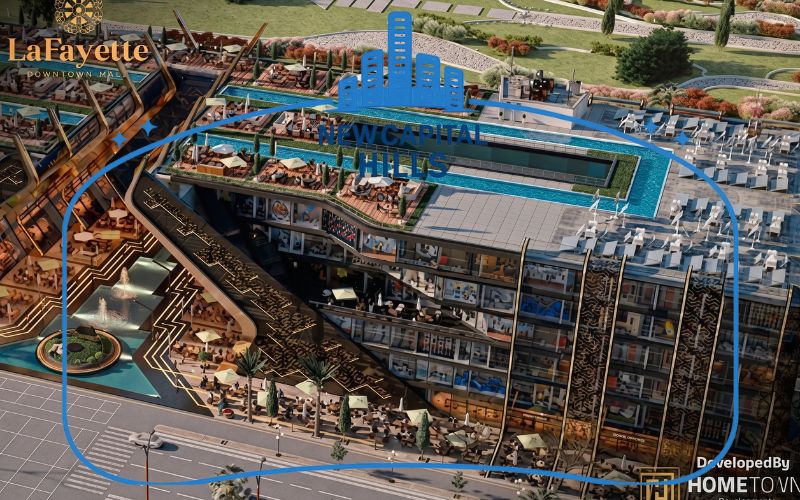 اسعار ومساحات لافاييت مول فيلدج العاصمة الإدارية الجديدة Lafayette Mall New Capital