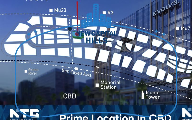 مساحات وتفاصيل مول ايفولف تاور العاصمة الإدارية الجديدة Mall Evolve Tower New Capital