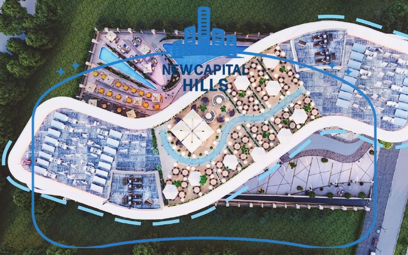 التصميم المعماري لمشروع زاها بارك العاصمة الإدارية الجديدة